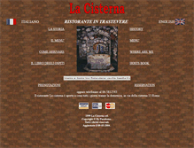 Tablet Screenshot of lacisterna.com